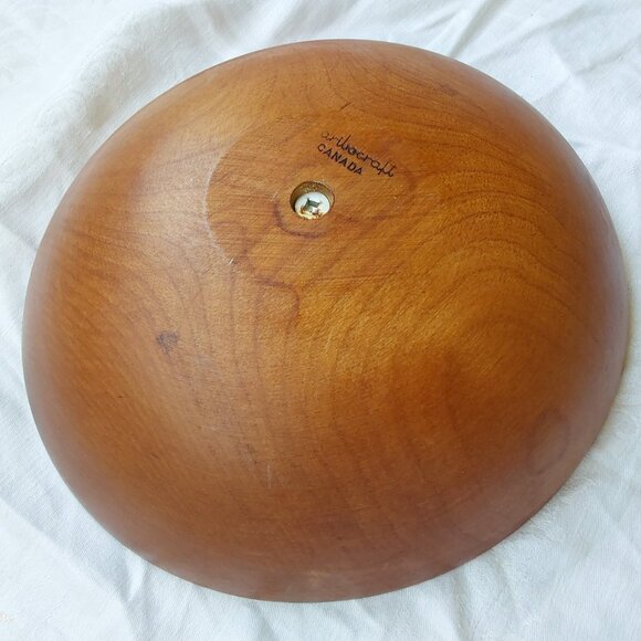 Vintage Baribocraft wood nut bowl with nutcracker and picks - Picture 6 of 9